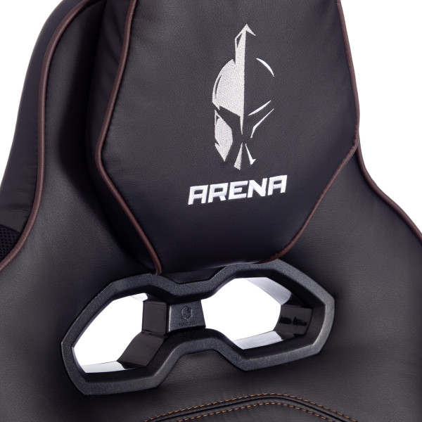 Кресло компьютерное «Arena» (черный/черный кож/зам) фото № 14