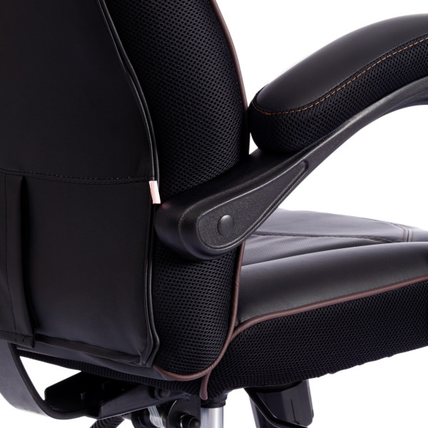 Кресло компьютерное «Arena» (черный/черный кож/зам) фото № 15