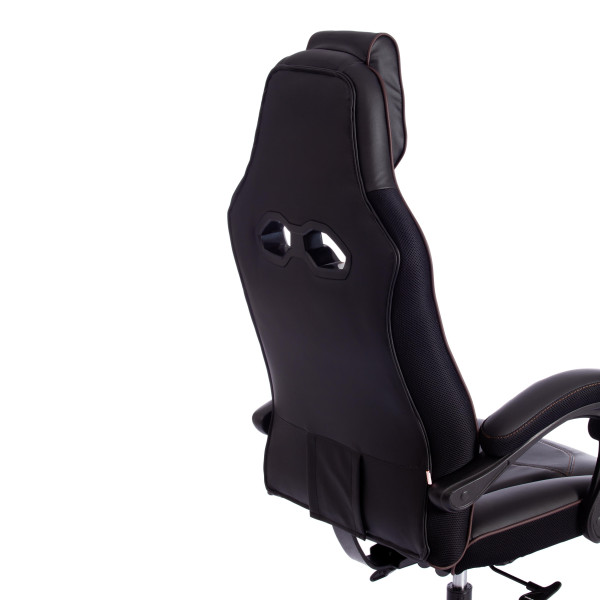Кресло компьютерное «Arena» (черный/черный кож/зам) фото № 16