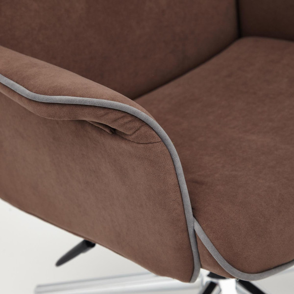 Кресло офисное «Charm» (Коричневый флок) фото № 8
