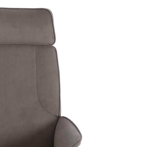 Кресло офисное «Charm» (Серый флок) фото № 8