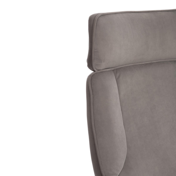 Кресло офисное «Charm» (Серый флок) фото № 10