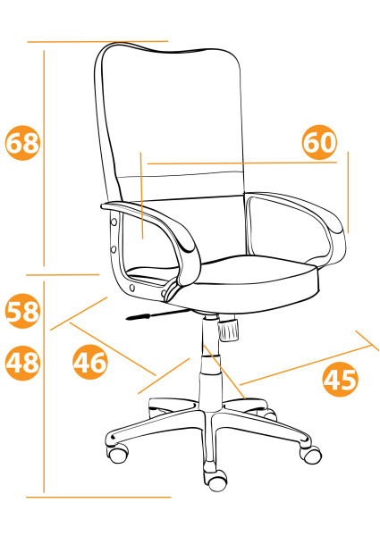 Кресло СН 757 (Чёрная + серая ткань) фото № 11