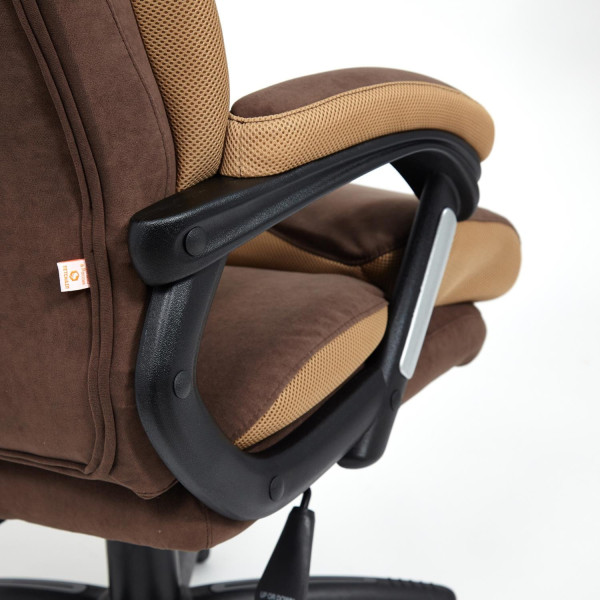 Кресло офисное «Duke» (флок/ткань коричневый/бронза) фото № 17