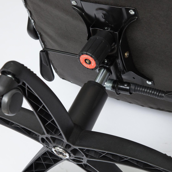 Кресло офисное «Duke» (флок/ткань коричневый/бронза) фото № 21