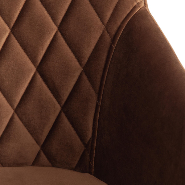 Кресло «Bremo» (mod. 708) (коричневый barkhat 11/черный) фото № 8