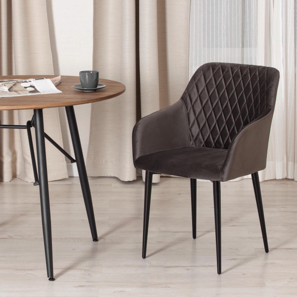 Кресло «Bremo» (mod. 708) (темно-серый barkhat 14/черный) фото № 9