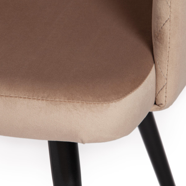 Кресло «Valkyria» (mod. 711) (бежевый barkhat 5/черный) фото № 8