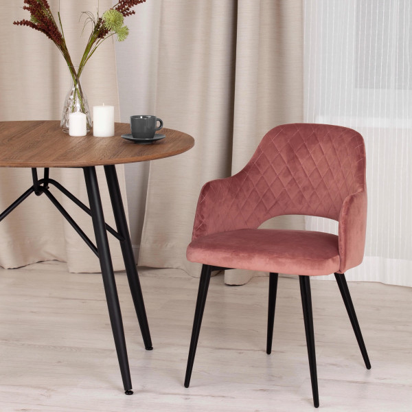 Кресло «Valkyria» (mod. 711) (коралловый barkhat 15 /черный) фото № 10