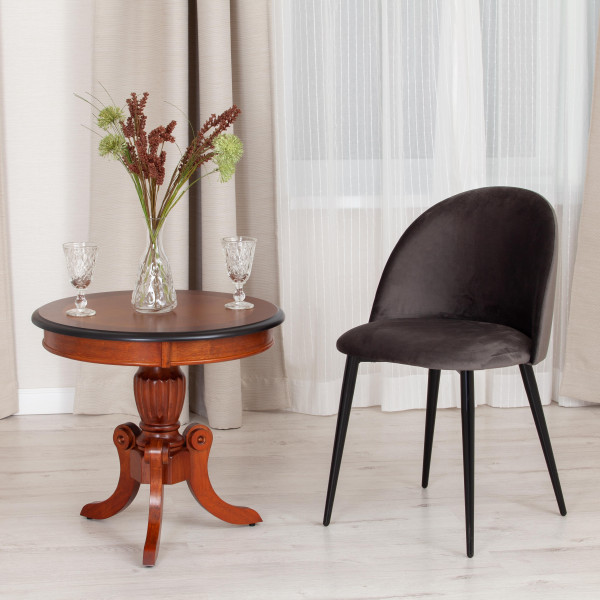 Стул «Monro» (mod. 710) (темно-серый barkhat 14/черный) фото № 9