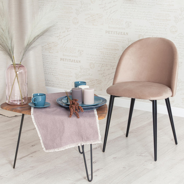 Стул «Monro» (mod. 710) (бежевый barkhat 5/черный) фото № 10