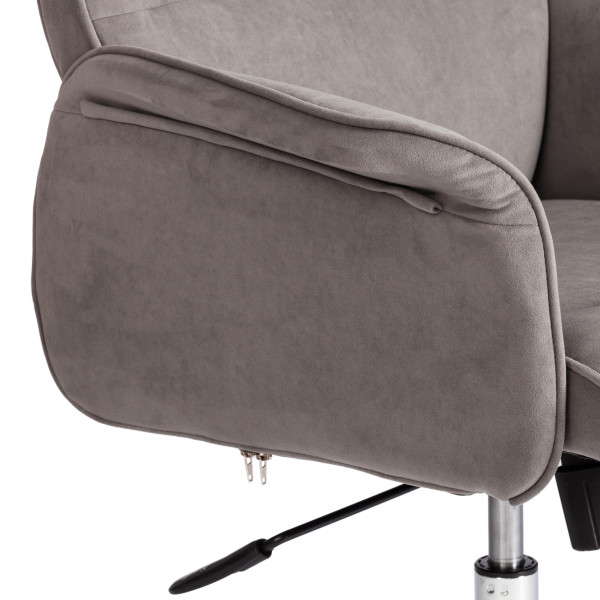Кресло офисное «York» (флок серый) фото № 7