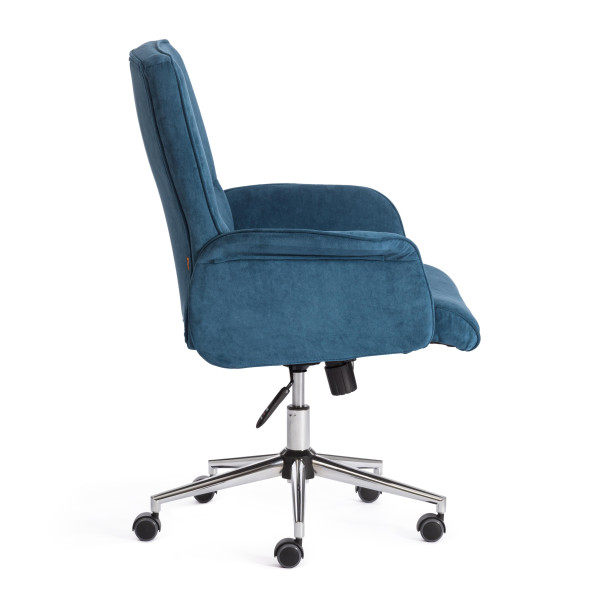 Кресло офисное «York» (флок синий) фото № 2