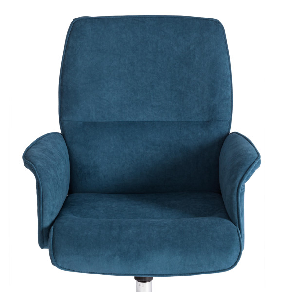 Кресло офисное «York» (флок синий) фото № 6