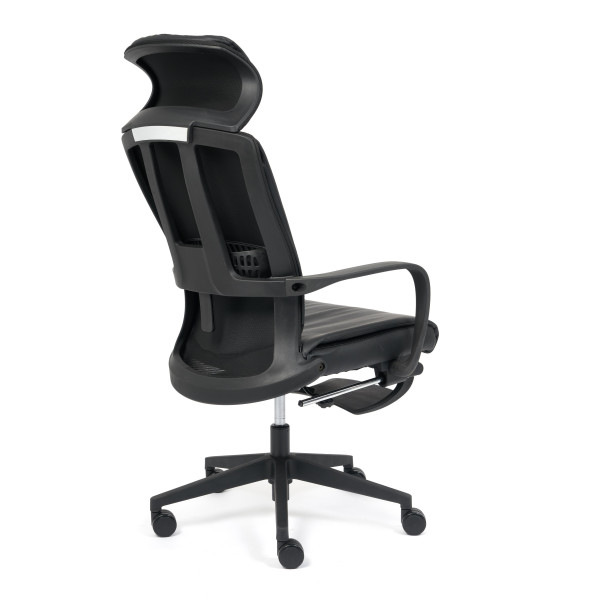 Кресло «Wing» (кож/зам, черный) фото № 4