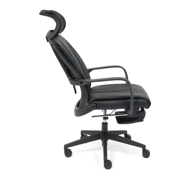 Кресло «Wing» (кож/зам, черный) фото № 9