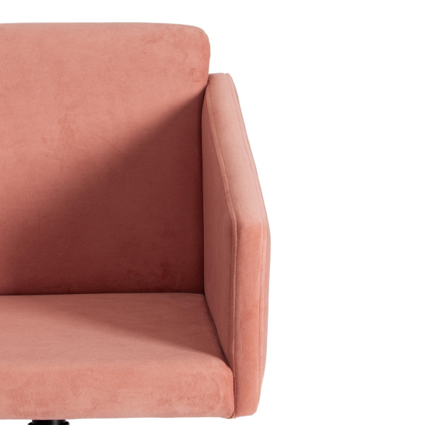 Кресло офисное «Milan» (хром флок, розовый, 137) фото № 6