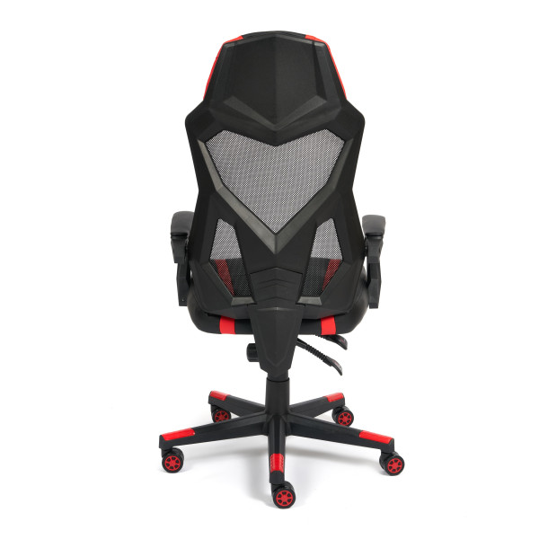 Кресло компьютерное «iRock» (кож/зам, черный/красный) фото № 5