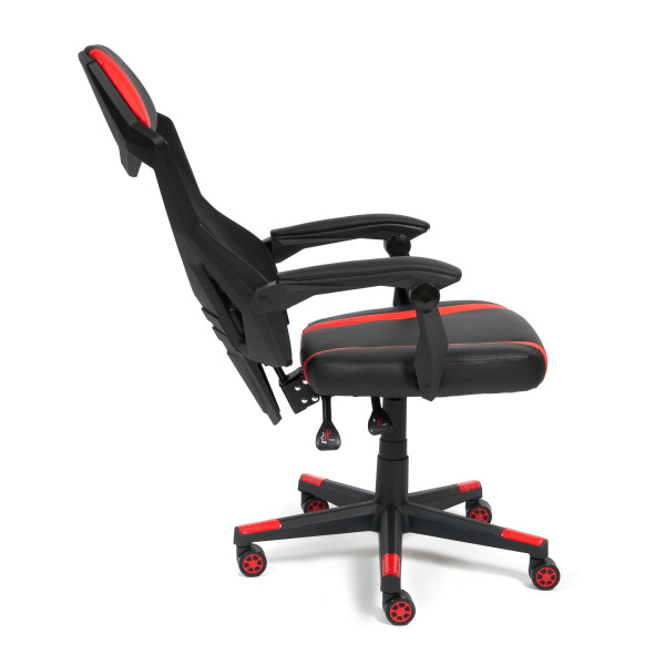 Кресло компьютерное «iRock» (кож/зам, черный/красный) фото № 6