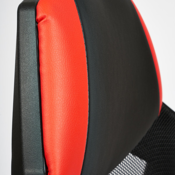 Кресло компьютерное «iRock» (кож/зам, черный/красный) фото № 14