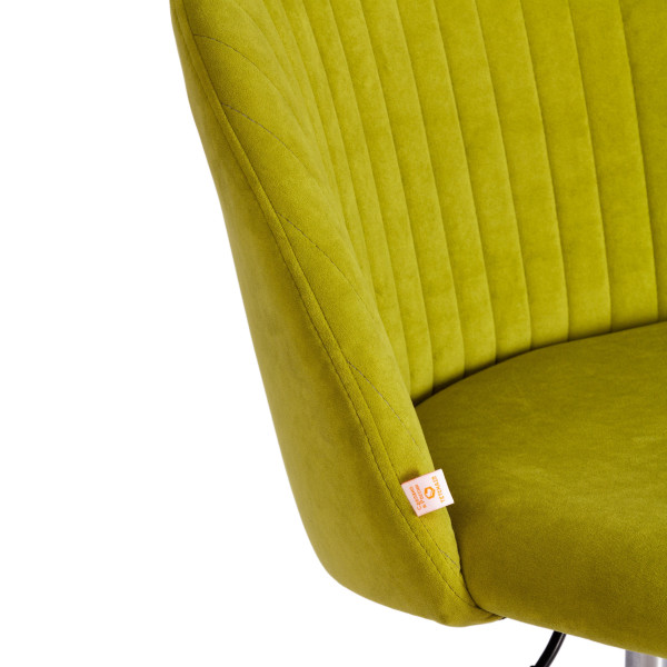 Кресло MELODY (флок, олива, 23) фото № 8