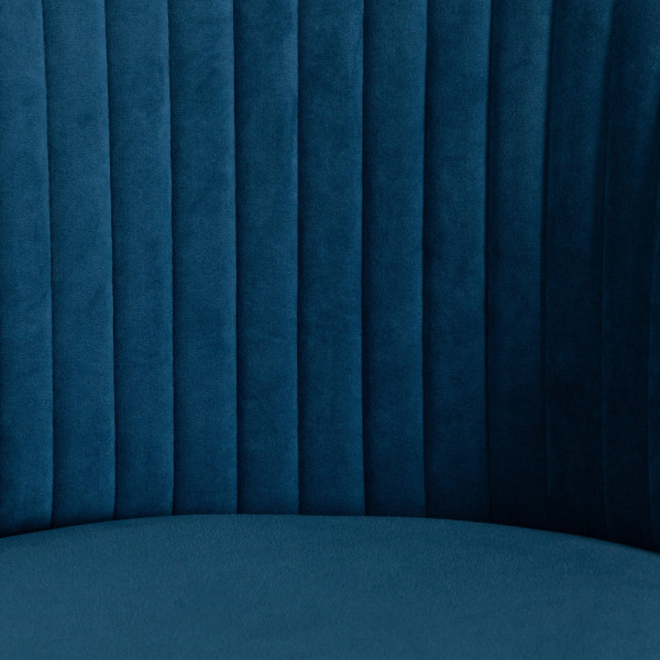 Кресло MELODY (флок, синий, 32) фото № 7