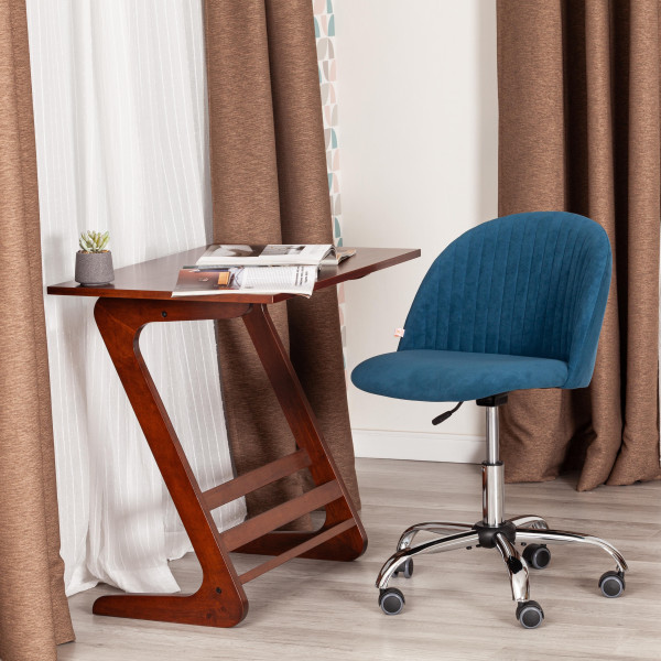 Кресло MELODY (флок, синий, 32) фото № 12