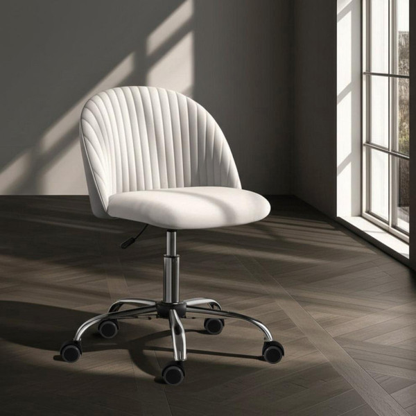 Кресло MELODY (флок, молочный, 4) фото № 12