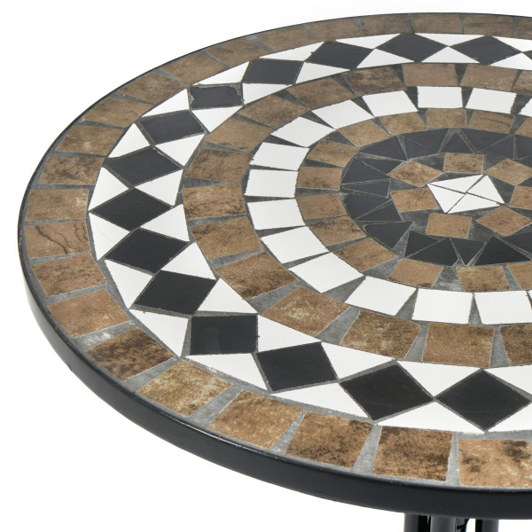 Стол Secret de Maison «Romeo» (mod. PL08-7451RV) (черный /плитка "калейдоскоп") фото № 2
