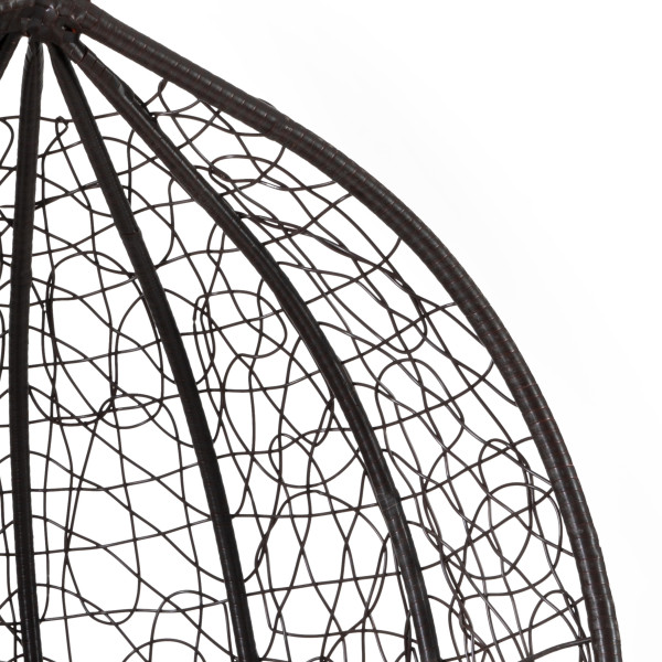 Кресло подвесное (mod. SC-003) с подушкой (Коричневый) фото № 3