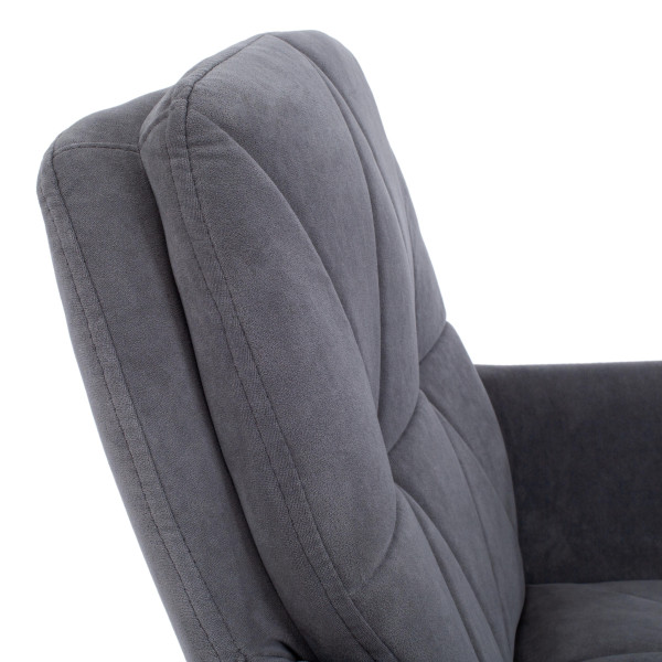 Кресло GARDA (флок, серый) фото № 6