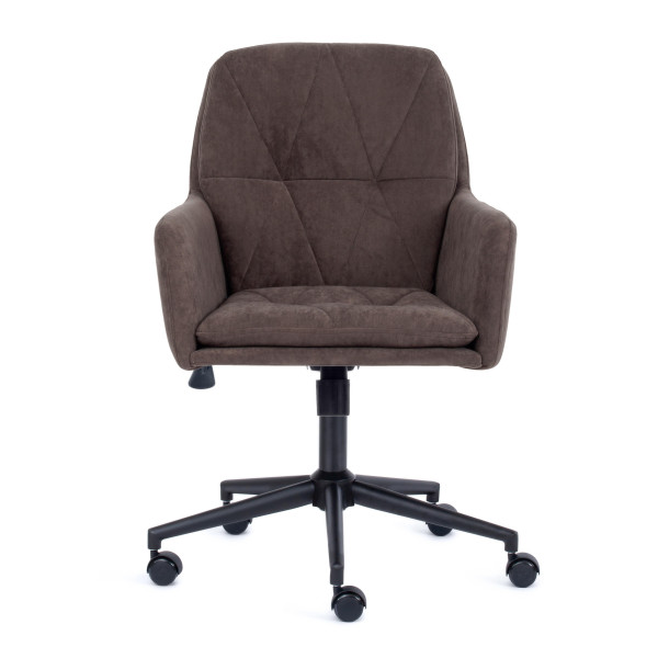 Кресло GARDA (флок, коричневый) фото № 5