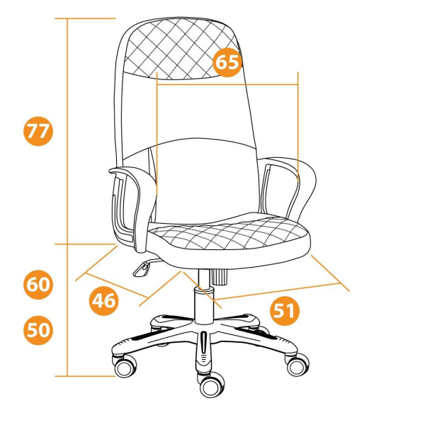 Кресло ADVANCE (ткань/кож/зам, светло-коричневый/коричневый, фостер 04/36-36) фото № 14