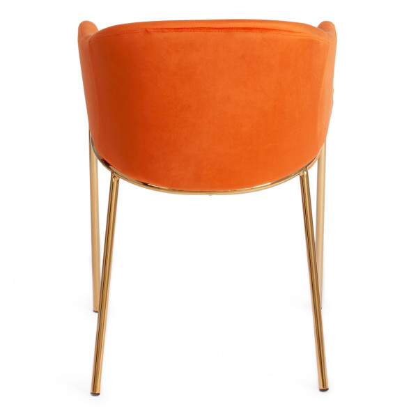 Стул KRONOS (mod. 8158) (рыжий/золотые ножки, G062-24) фото № 5