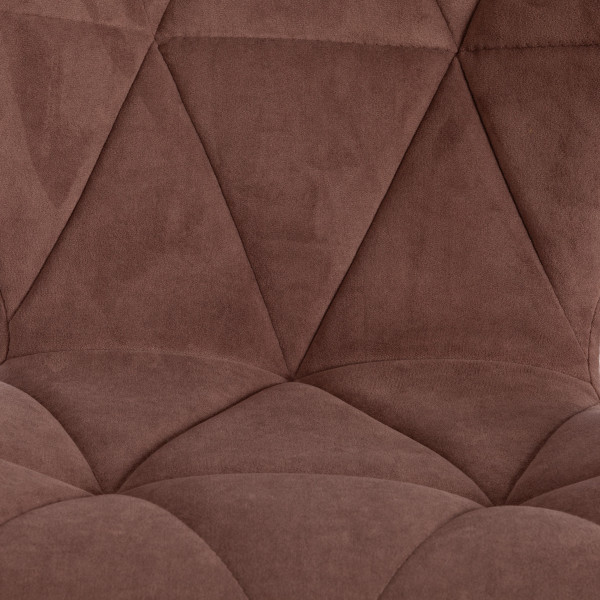 Кресло SELFI (флок, коричневый, 6) фото № 7