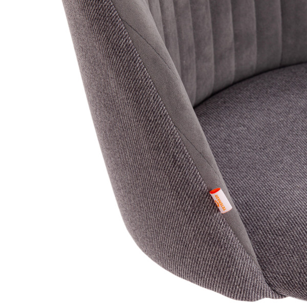 Кресло MELODY (ткань/флок, серый, Orleans C7/29) фото № 7