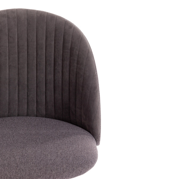 Кресло MELODY (ткань/флок, серый, Orleans C7/29) фото № 8