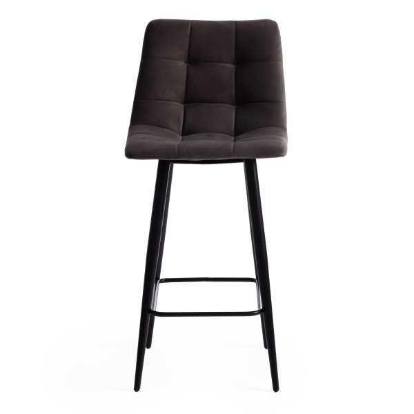 Стул полубарный CHILLY (mod. 7095пб ) (темно-серый barkhat 14/черный) фото № 5