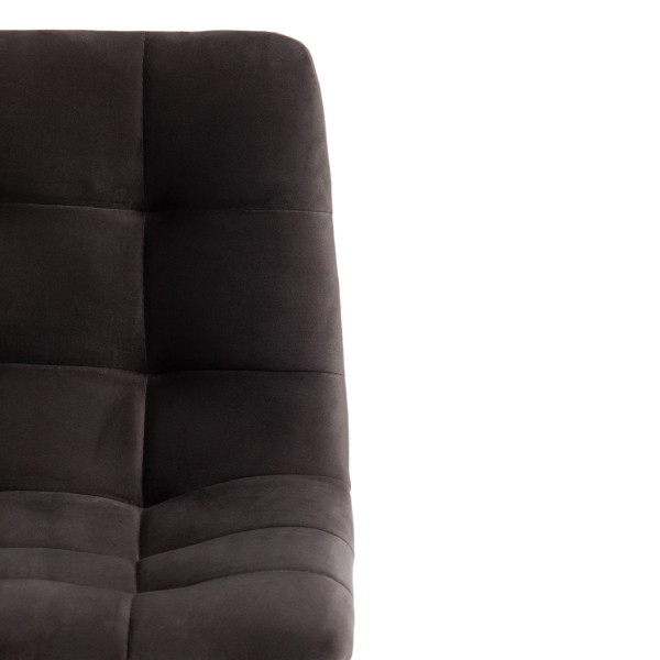 Стул полубарный CHILLY (mod. 7095пб ) (темно-серый barkhat 14/черный) фото № 6