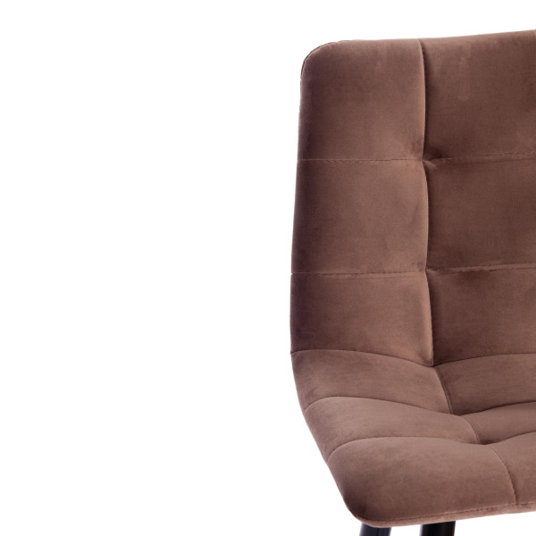 Стул полубарный CHILLY (mod. 7095пб ) (коричневый barkhat 11/черный) фото № 8