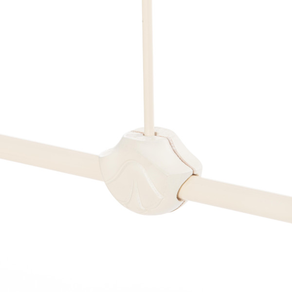 Кровать «Canzona» + основание из деревянных ламелей (140 см x 200 см), белый (butter white) фото № 9