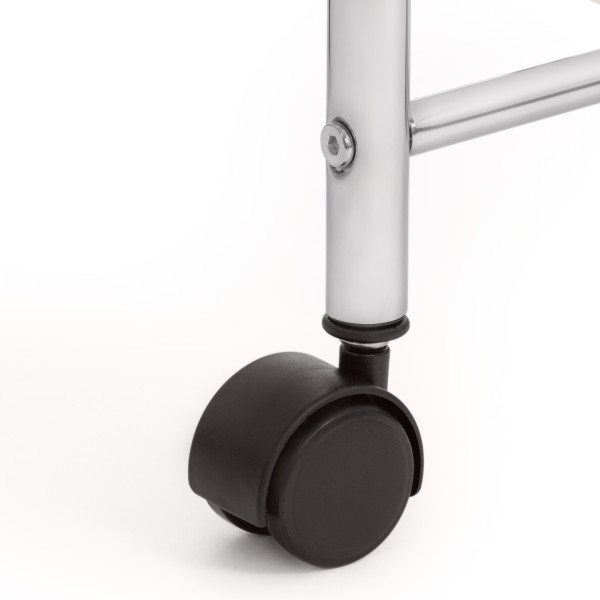 Столик c 3 ящиками для хранения NY-3296-3 (хром/белый) фото № 7