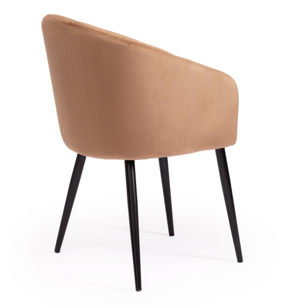 Кресло LA FONTAIN (mod. 004) (коричневый (HLR11)/черный) фото № 3