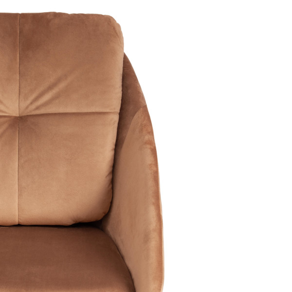 Кресло STAR (mod. CY-1919) (коричневый (HLR11)/черный) фото № 6