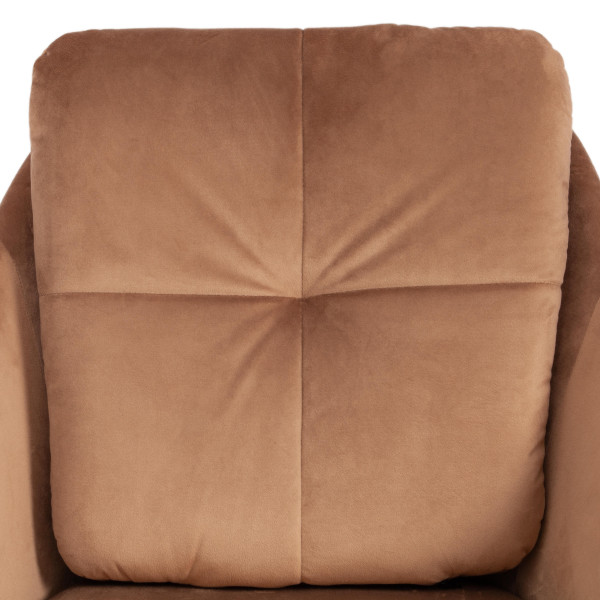 Кресло STAR (mod. CY-1919) (коричневый (HLR11)/черный) фото № 7