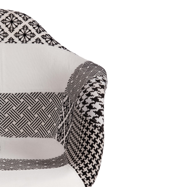 Кресло Secret De Maison CINDY SOFT (EAMES) (mod. 101) (black/white (черный/белый)) фото № 6