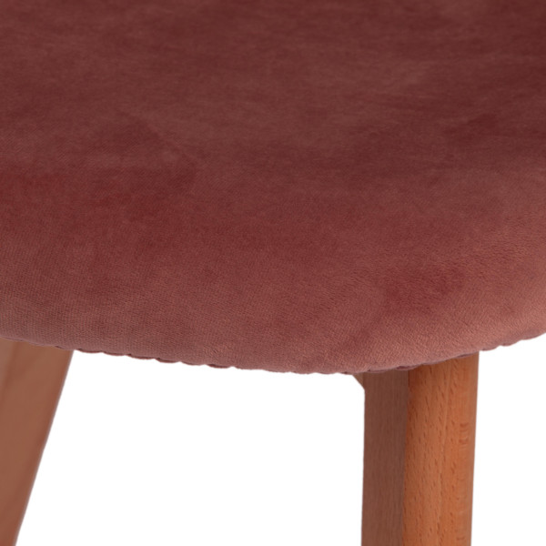 Стул Secret De Maison CINDY SOFT (mod. C1021F1) (коралловый (HLR 44)/натуральный) фото № 7