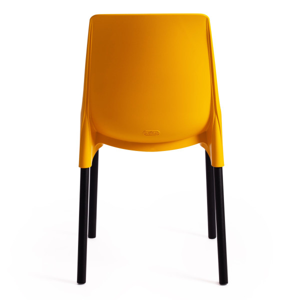Стул GENIUS (mod 75) (желтый/черные ножки) фото № 4