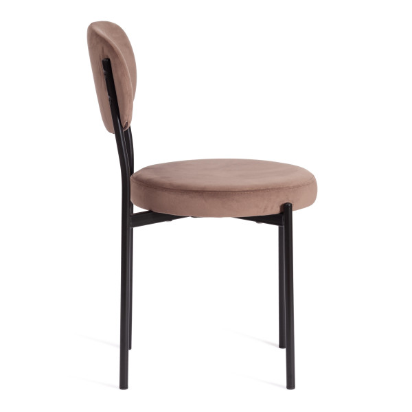 Стул REVO (mod. 7033) (коричневый barkhat 11/черный) фото № 2