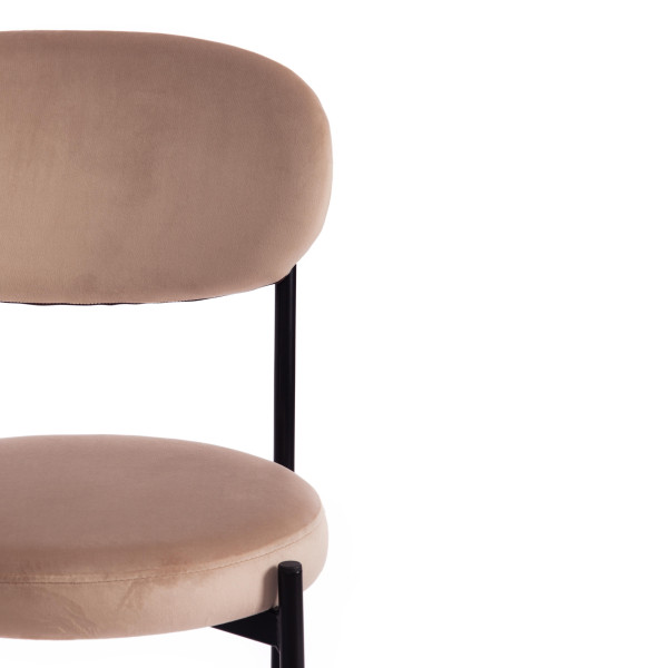 Стул REVO (mod. 7033) (бежевый barkhat 5/черный) фото № 6